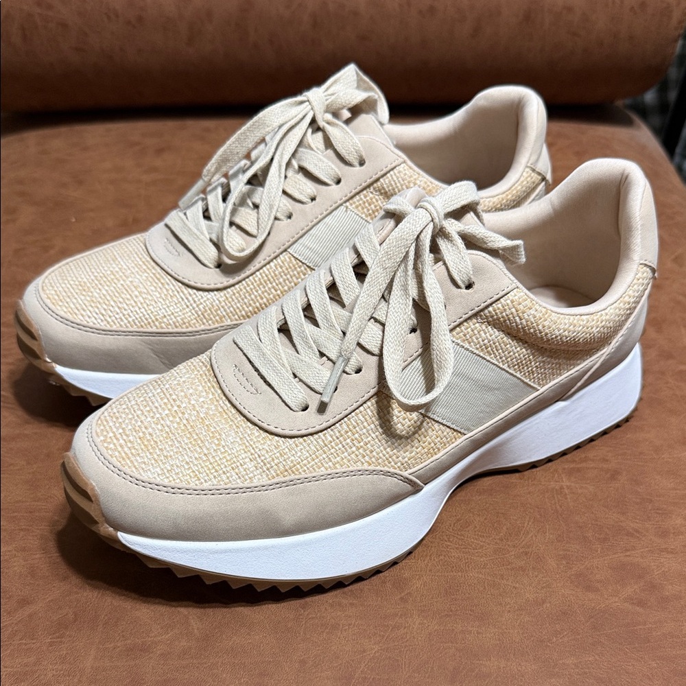 Dolce Vita Breela Platform Sneakers - Casual Lace-Up Comfort 8.5